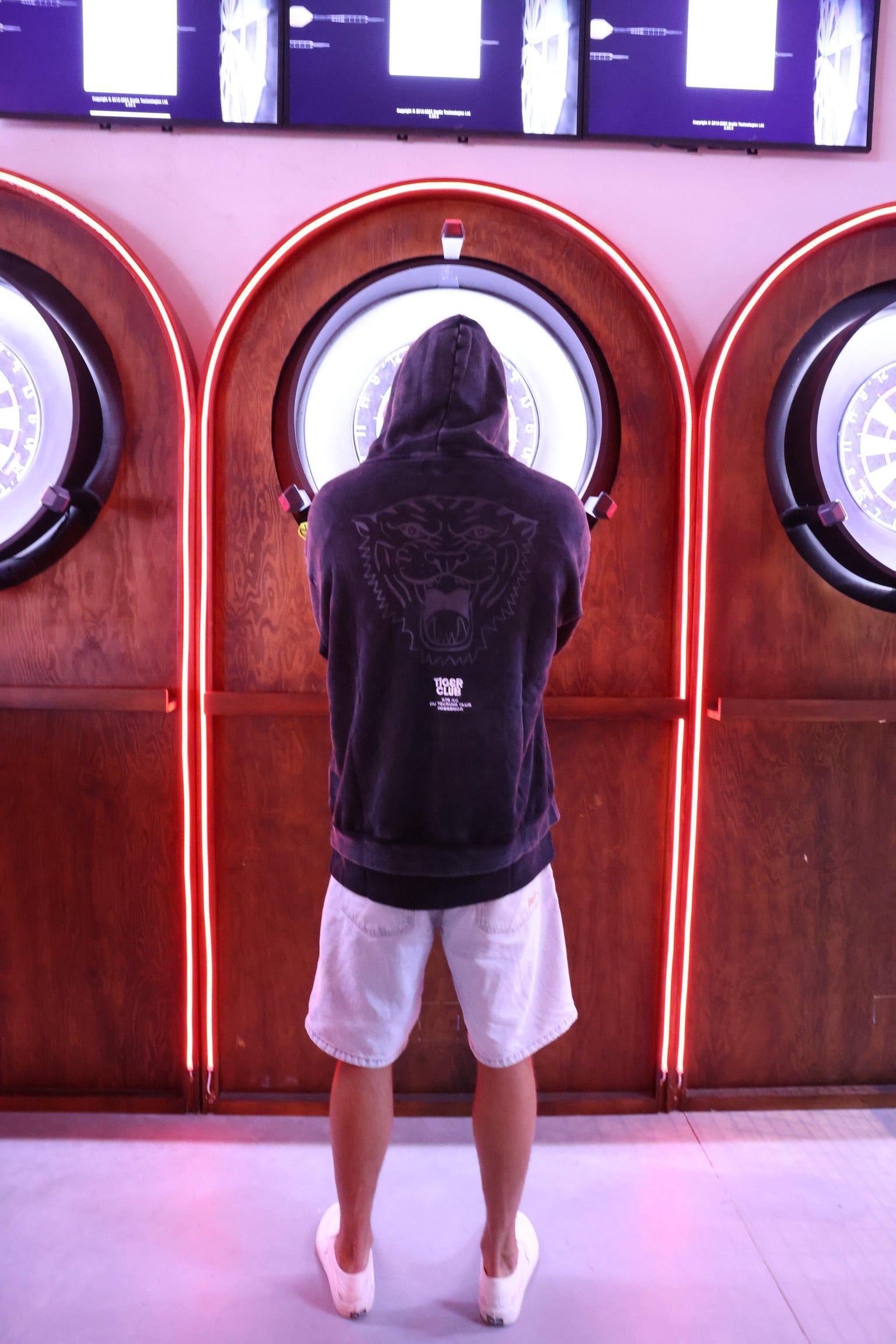 TIGER CLUB PIGEMT DYED HOODED SWEAT